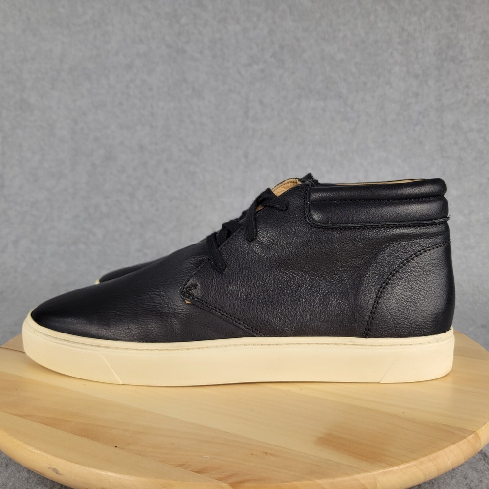 Nisolo Black Leather Sneakers